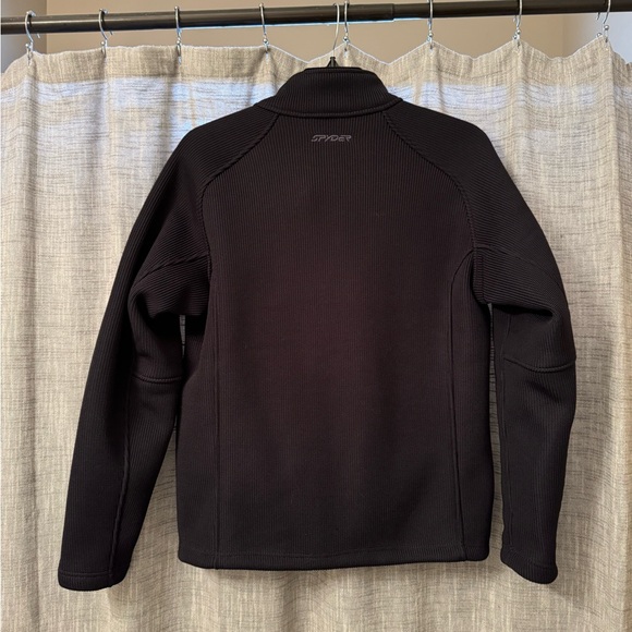 Black Spyder jacket (core sweater), size medium - Picture 3 of 3